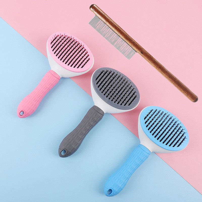 The Self Cleaning Pet Grooming Brush