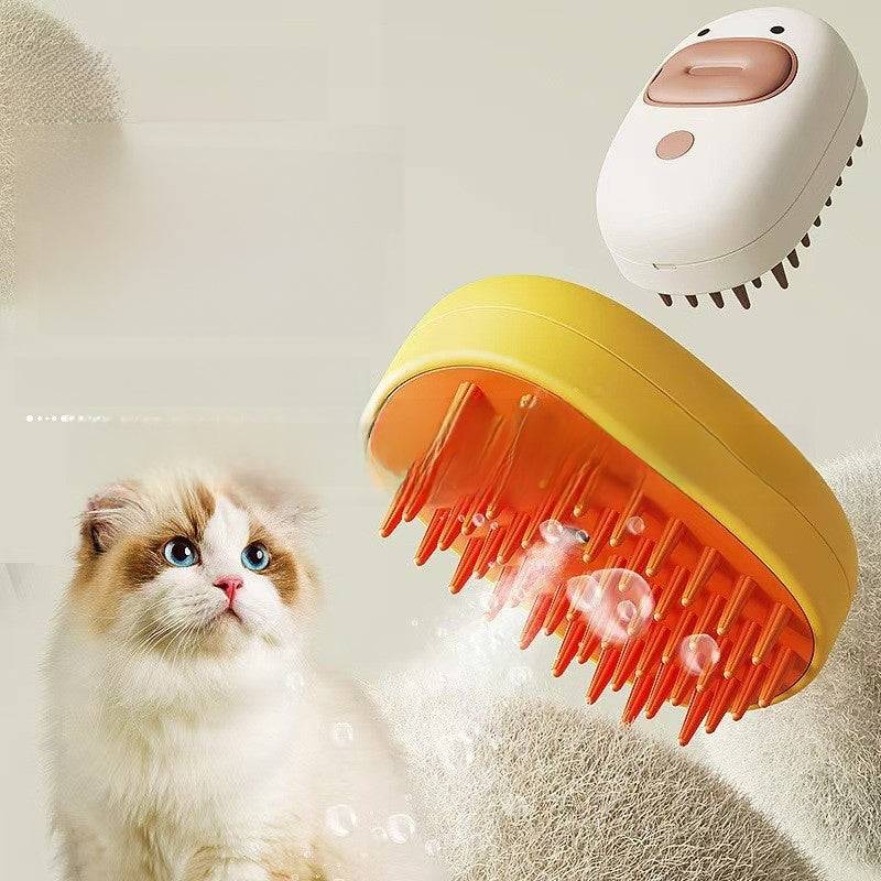 The Steamy Pet Grooming Brush