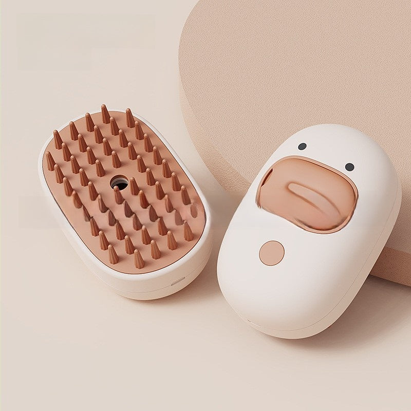 The Steamy Pet Grooming Brush