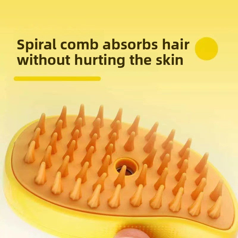 The Steamy Pet Grooming Brush