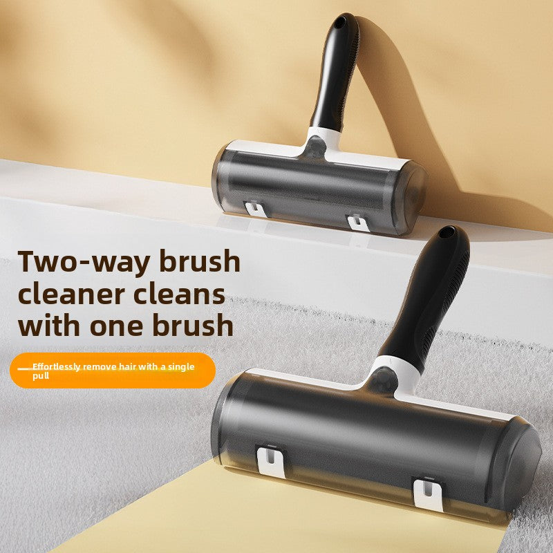 Pet hair roller brush